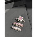 Diamant-Würfelzucker Ring für Damen
