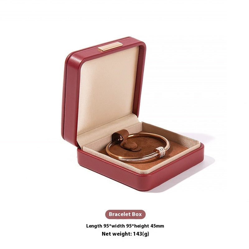 Schmuckbox aus PU-Leder, abgerundete Ecken – Bild 8 | LuxeStyle