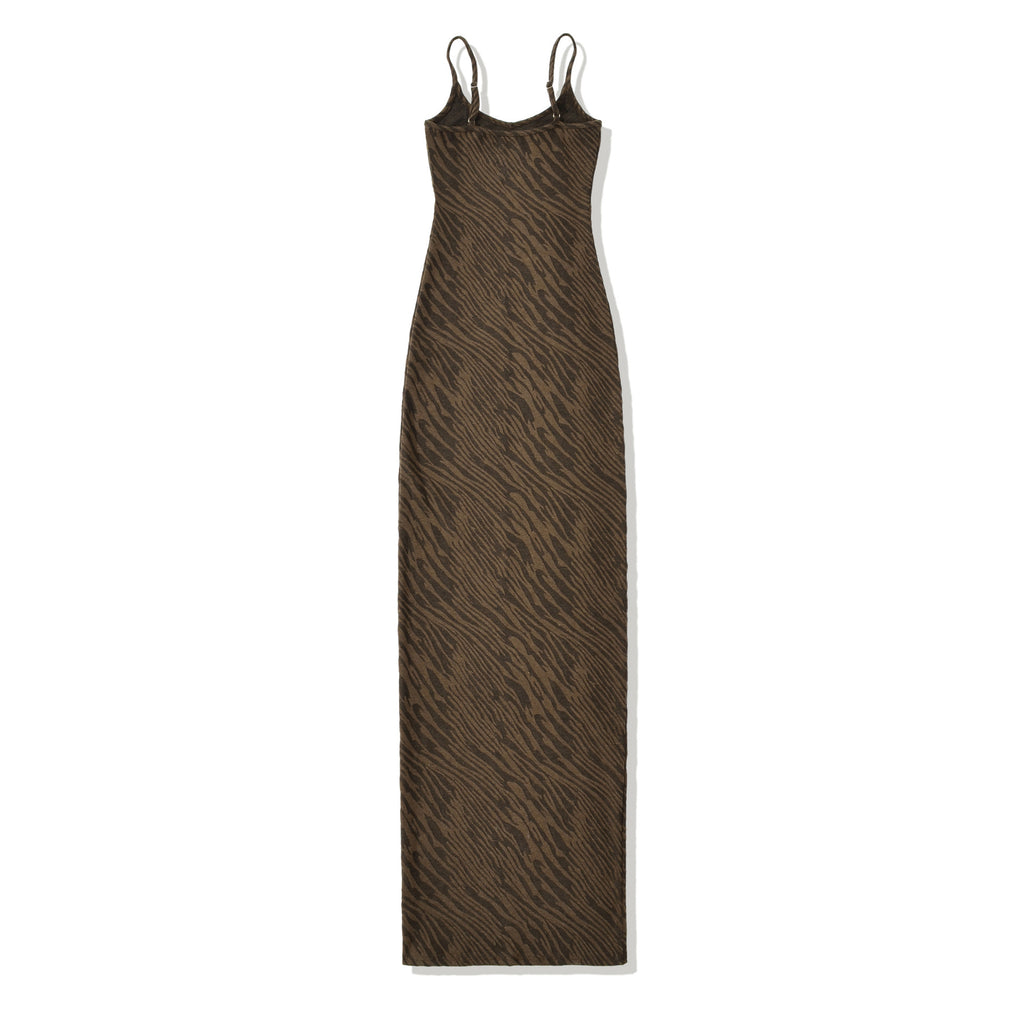 Leopard-Muster Strap-Dress