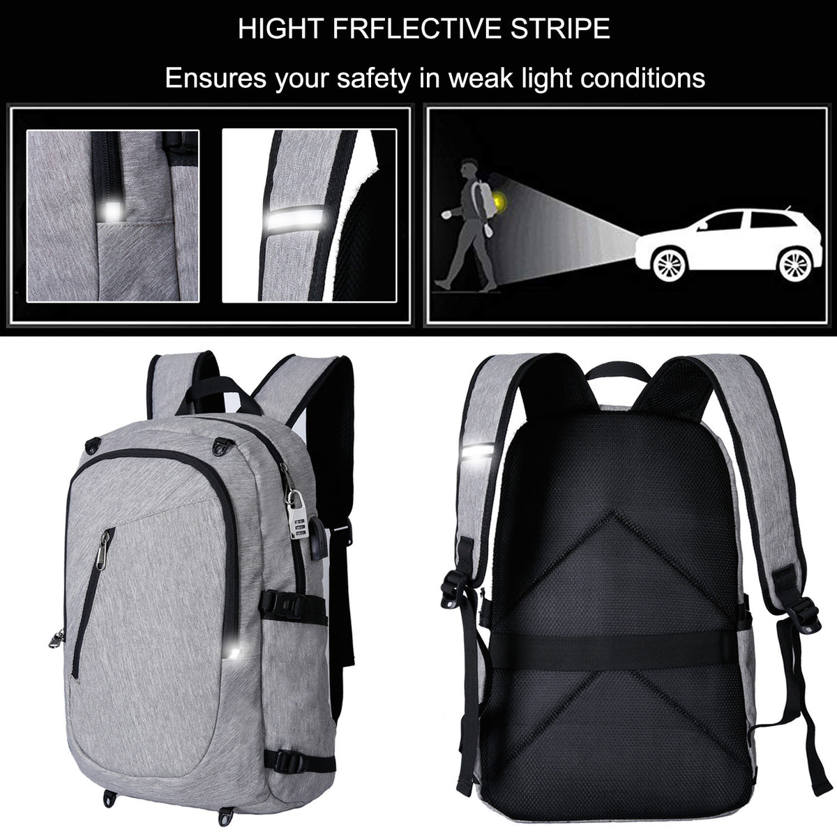 Multifunktionaler Anti-Diebstahl Rucksack | LuxeStyle