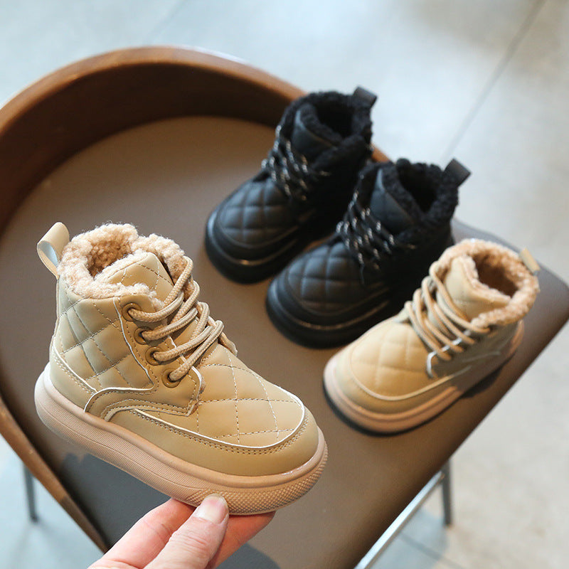 Kinder-Stiefeletten aus Lederimitat – Bild 3 | LuxeStyle