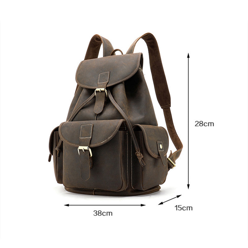Lederrucksack mit 20L Volumen – Bild 4 | LuxeStyle
