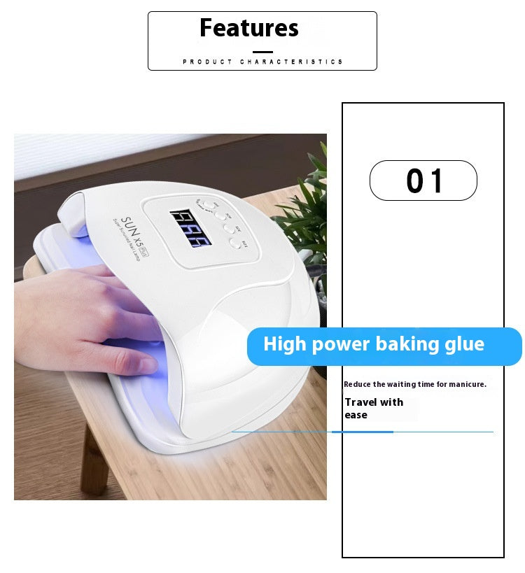 Grosser Nageltrockner mit doppelter Lichtquelle – Bild 10 | LuxeStyle