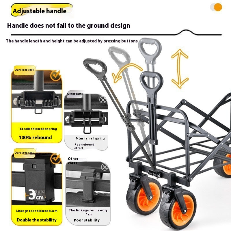 Faltbarer Bollerwagen für Outdoor-Aktivitäten – Bild 11 | LuxeStyle