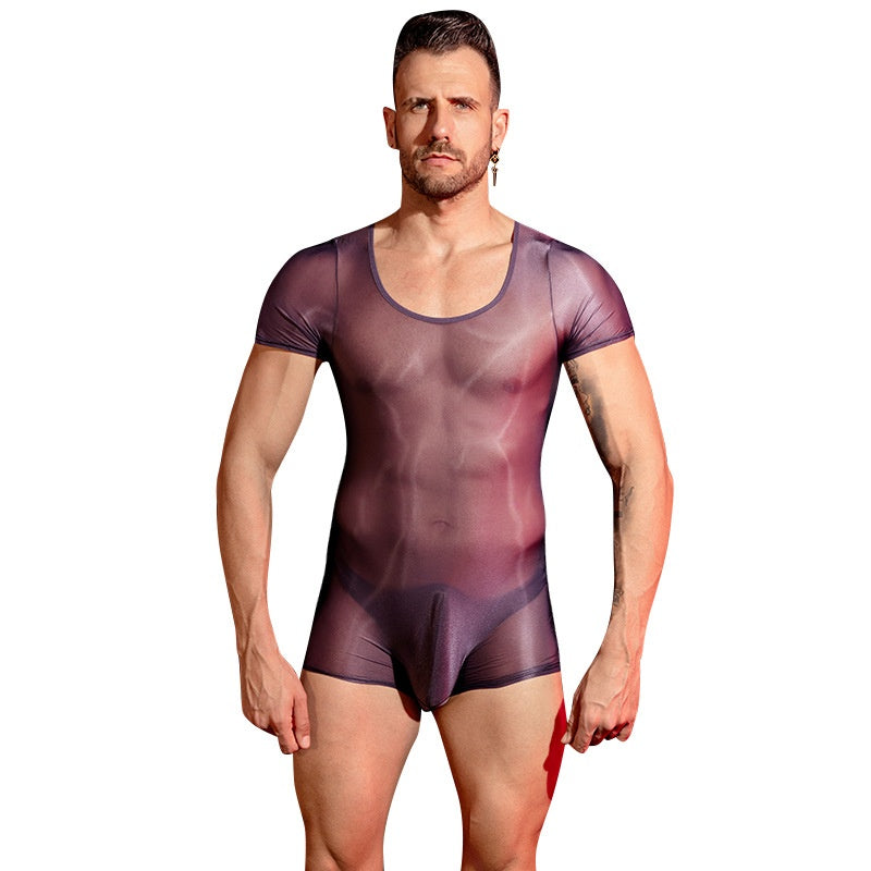Figurbetonter Body im Boxer-Stil für Herren