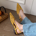 Retro-Sandalen mit Stiletto-Absatz
