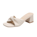 Elegante Slip-ons mit Plissee-Blockabsatz – Bild 1 | LuxeStyle