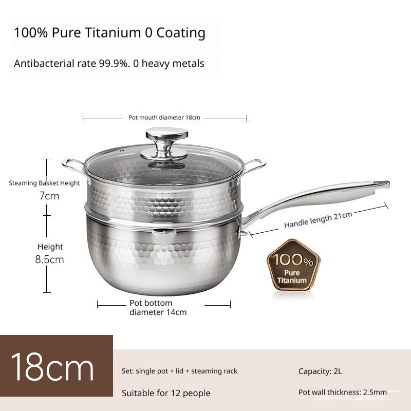 Titanium Milchkochtopf ohne Beschichtung – Bild 3 | LuxeStyle