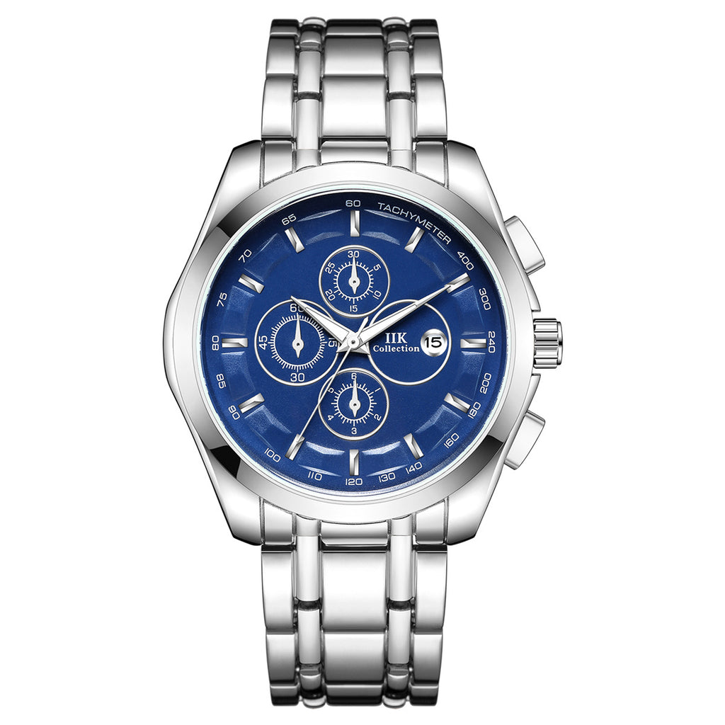 Luminöse Herrenquarzuhren mit Alloy-Armband