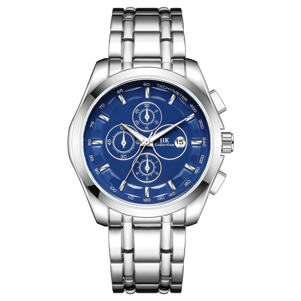 Luminöse Herrenquarzuhren mit Alloy-Armband