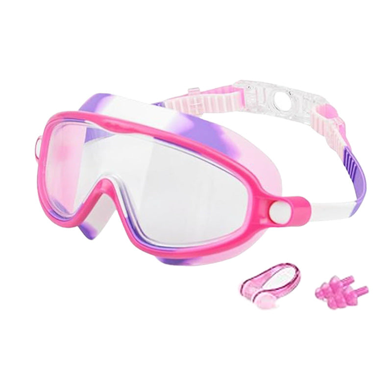 HD-Schwimmbrille für Kinder mit Nasenschutz