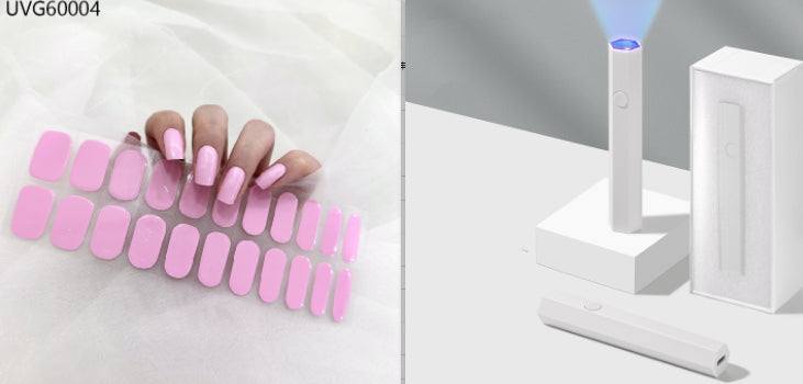 Blush UV Semi-Cured Gel-Nagelsticker – Bild 11 | LuxeStyle