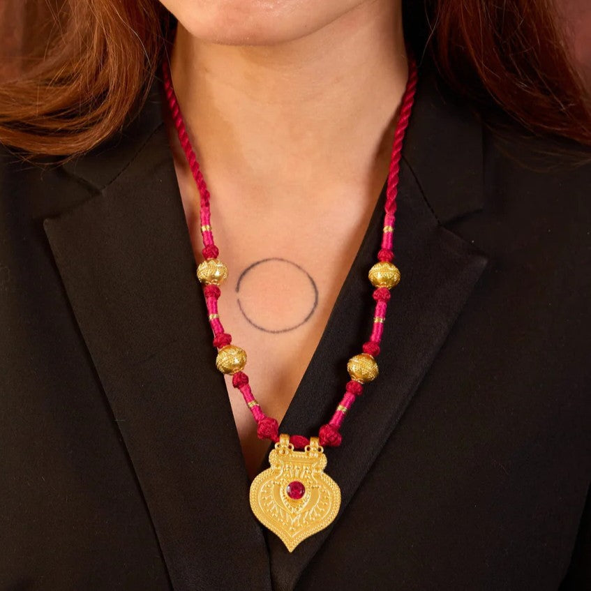 Edelstahl-Halskette mit Evil Eye Anhänger und farbveränderungsbeständi