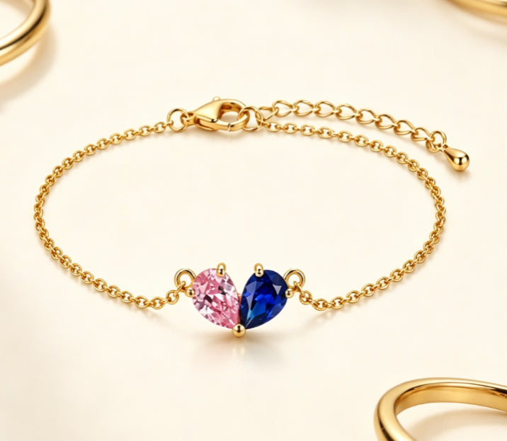 Schmuckset mit Wassertropfen-Anhänger – Bild 11 | LuxeStyle