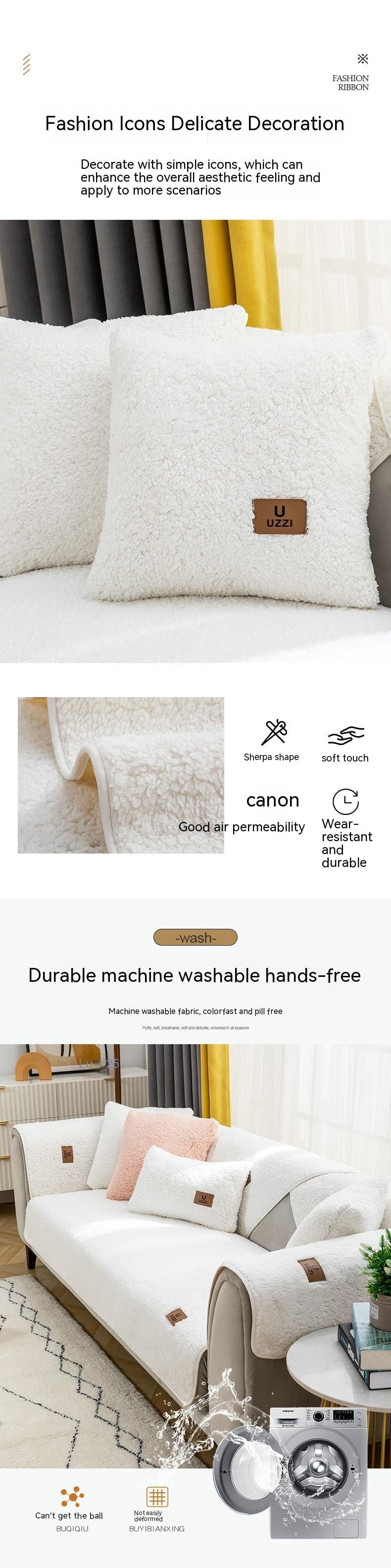 Lammfell-Sofaauflage für den Winter – Bild 7 | LuxeStyle