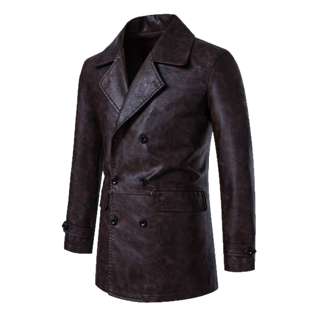 Herren Trenchcoat im Biker-Stil – Bild 5 | LuxeStyle