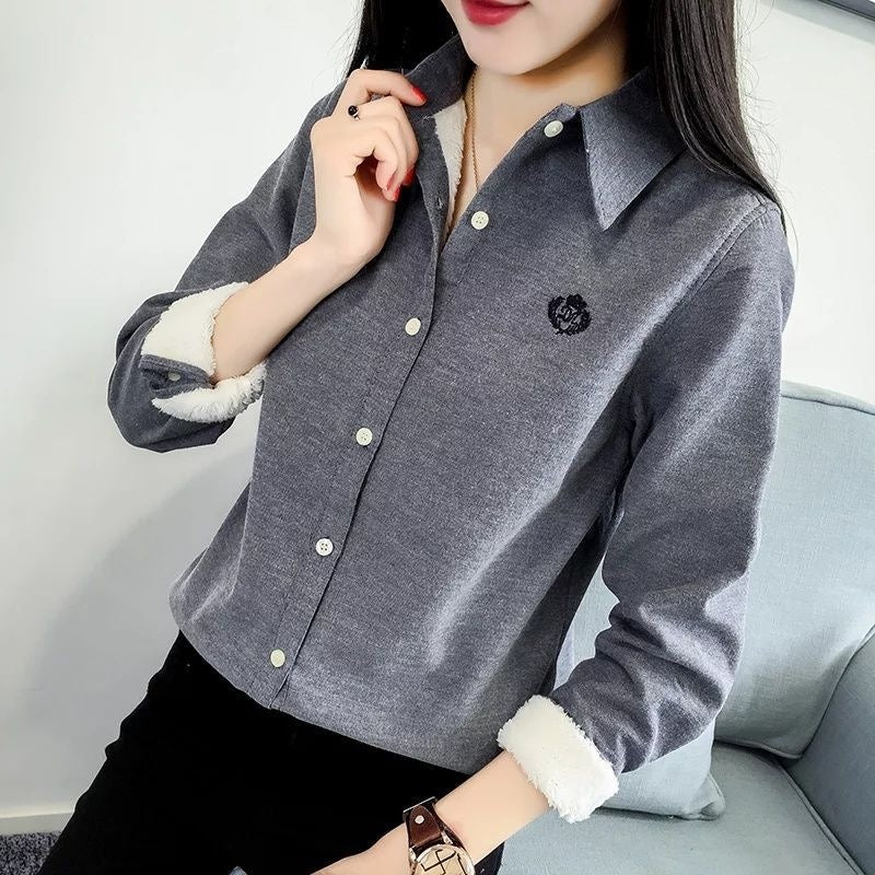 Besticktes Langarmshirt für Damen