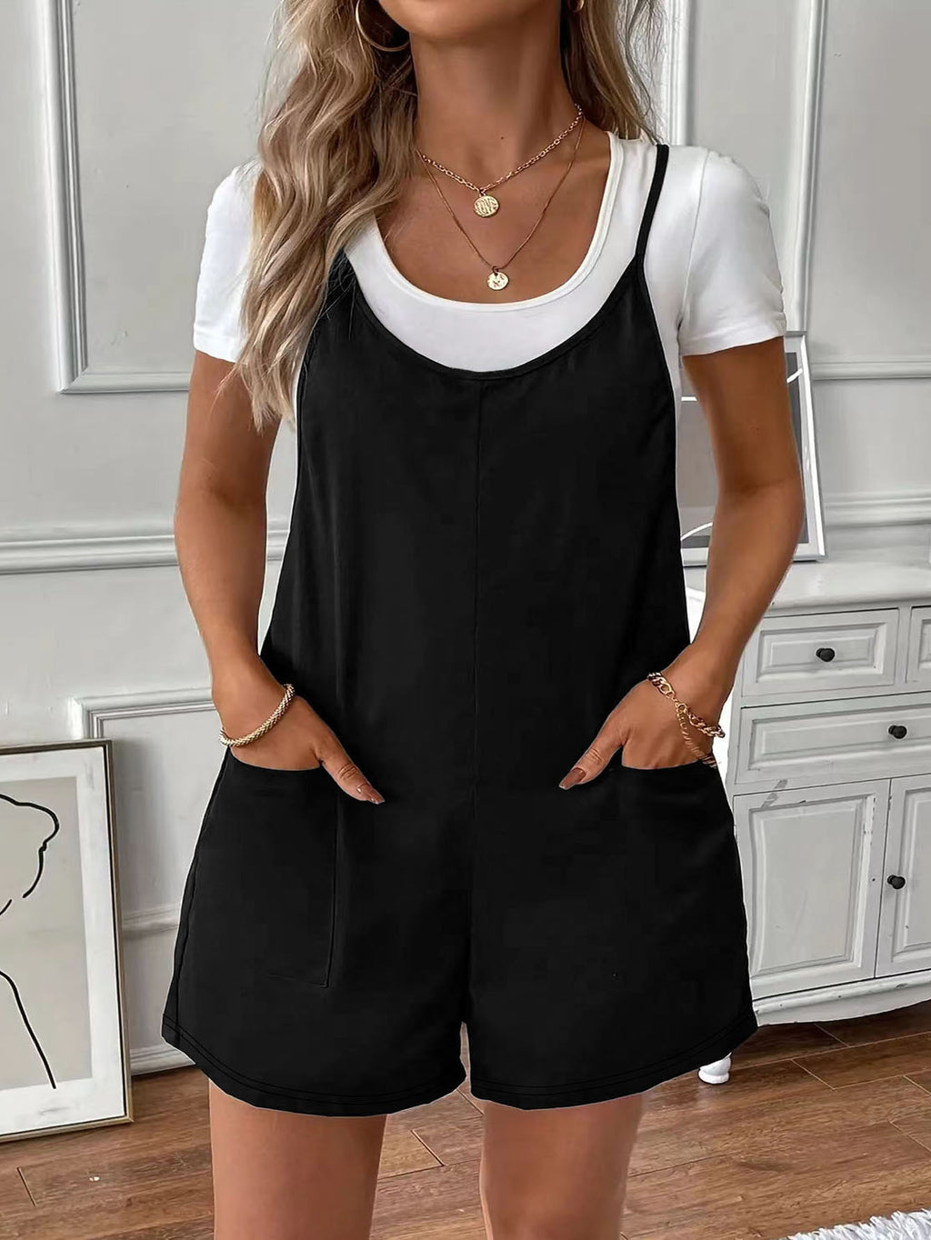 Sommer-Jumpsuit mit Taschen