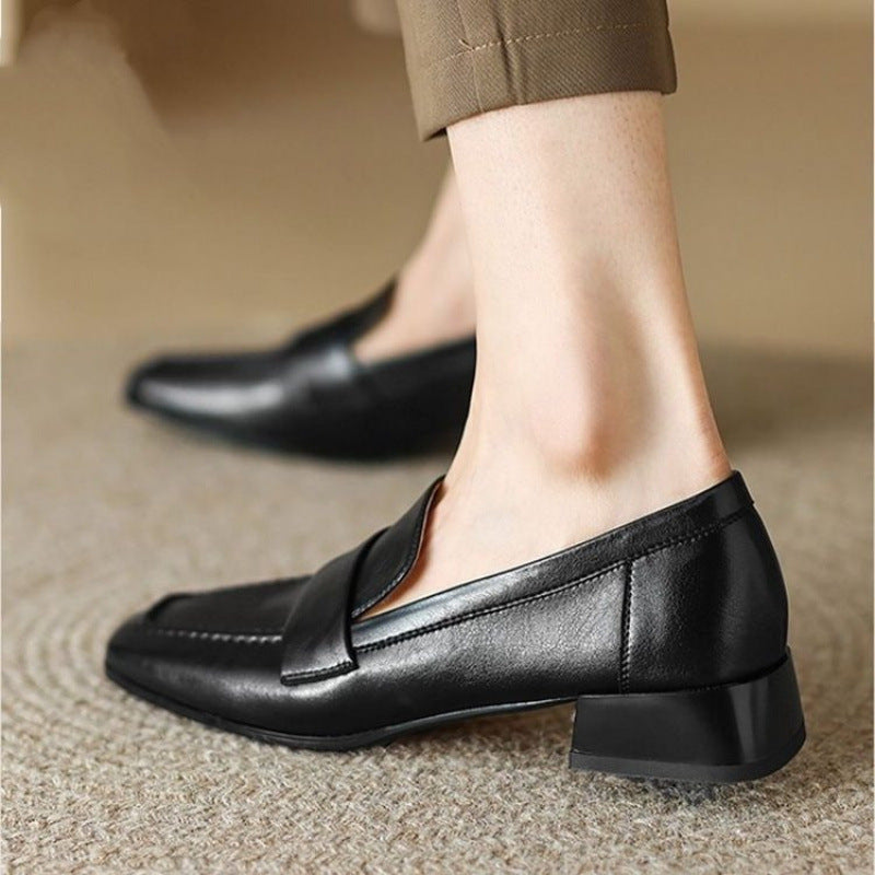 Damen Loafer mit eckiger Zehenpartie