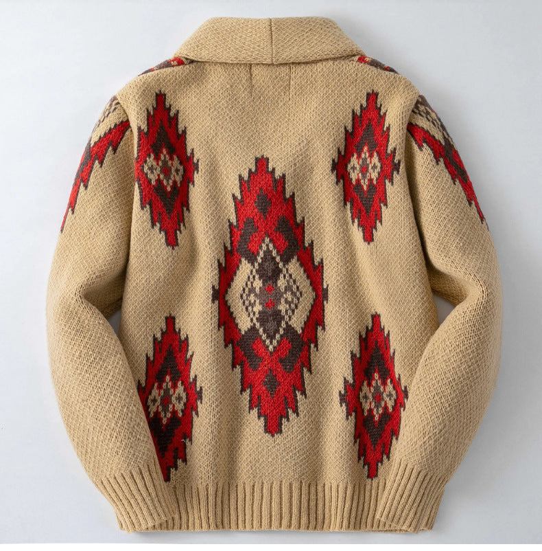 Jacquard-Pullover für Herren