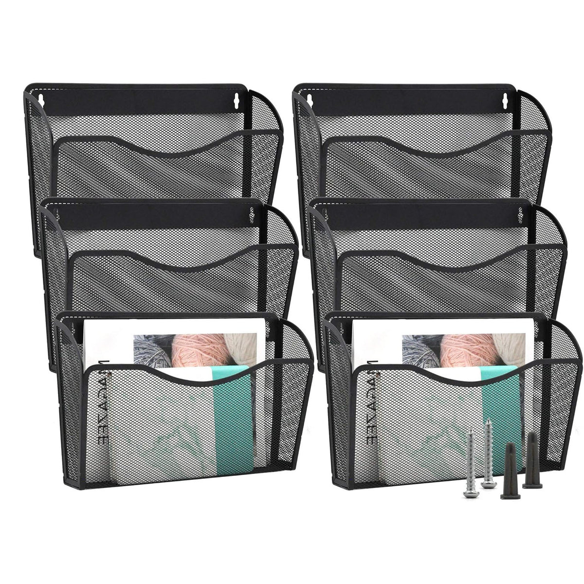 Schwarzer Eisen-Notizablagehalter – Bild 4 | LuxeStyle