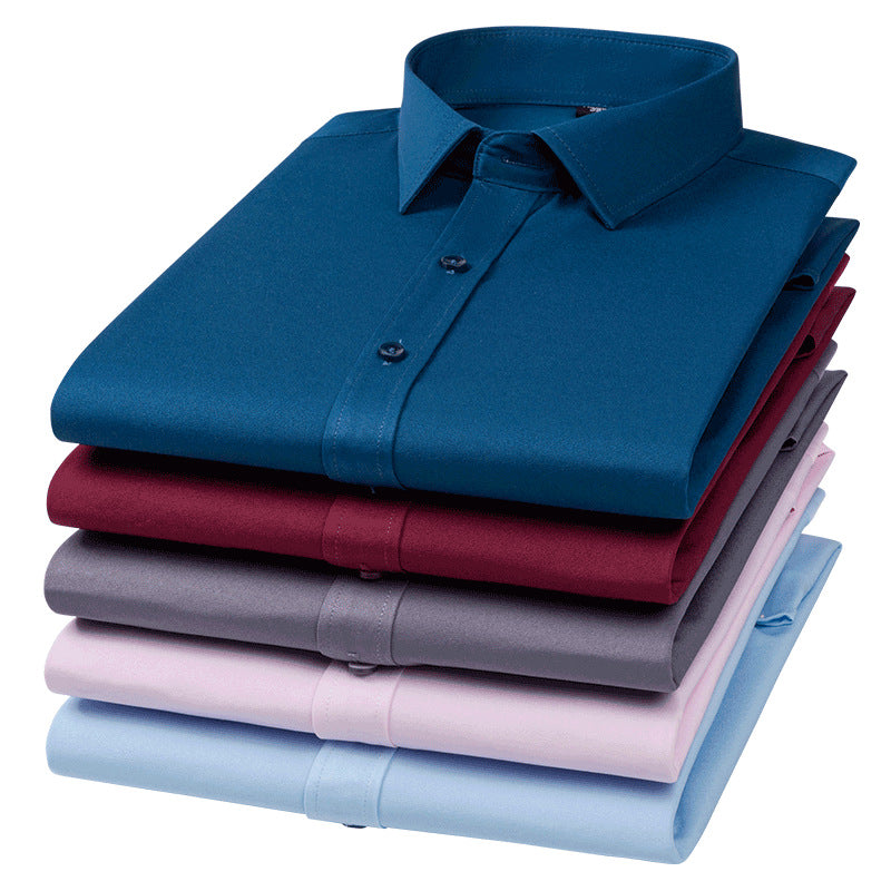 Männerlangarm-Poloshirt ohne Taschen – Bild 12 | LuxeStyle