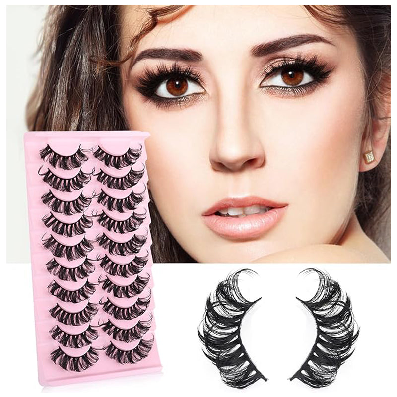 Falsche Wimpern Faux Mink – 10 Paar