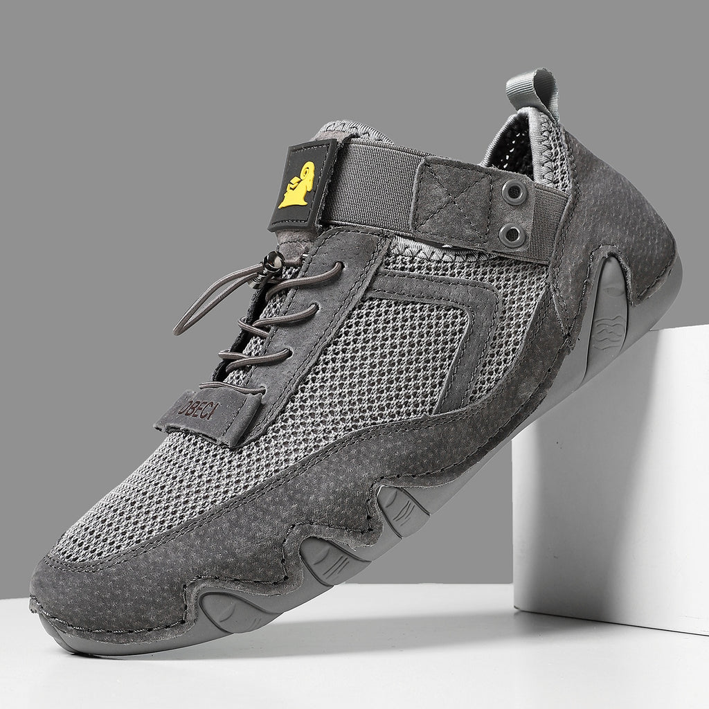 Leichte Mesh-Sneaker aus Pigskin-Leder – Bild 1 | LuxeStyle