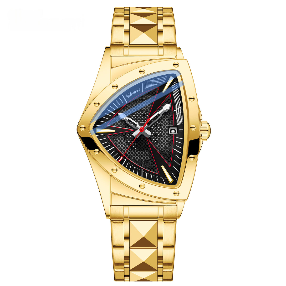 Herren-Armbanduhr mit Stahlband und Quarzwerk – Bild 3 | LuxeStyle
