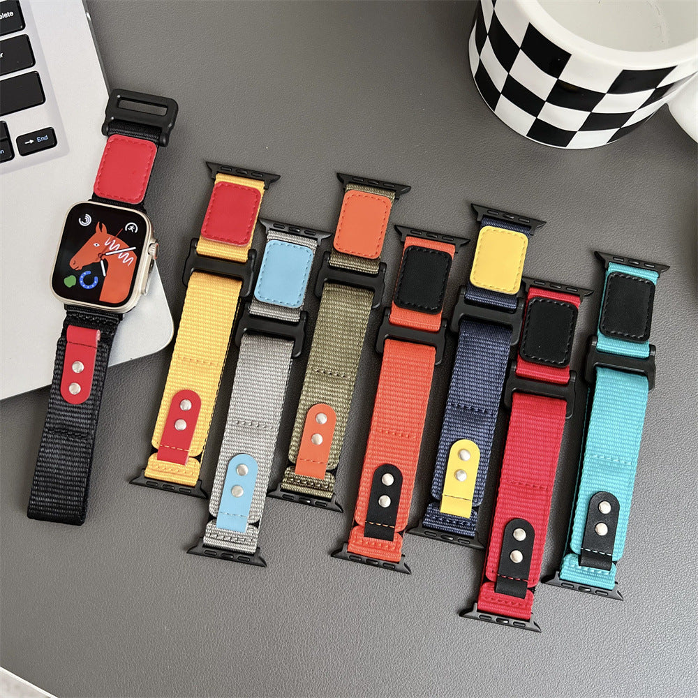 Nylon-Farbenpassender Armbanduhr-Gürtel – Bild 10 | LuxeStyle