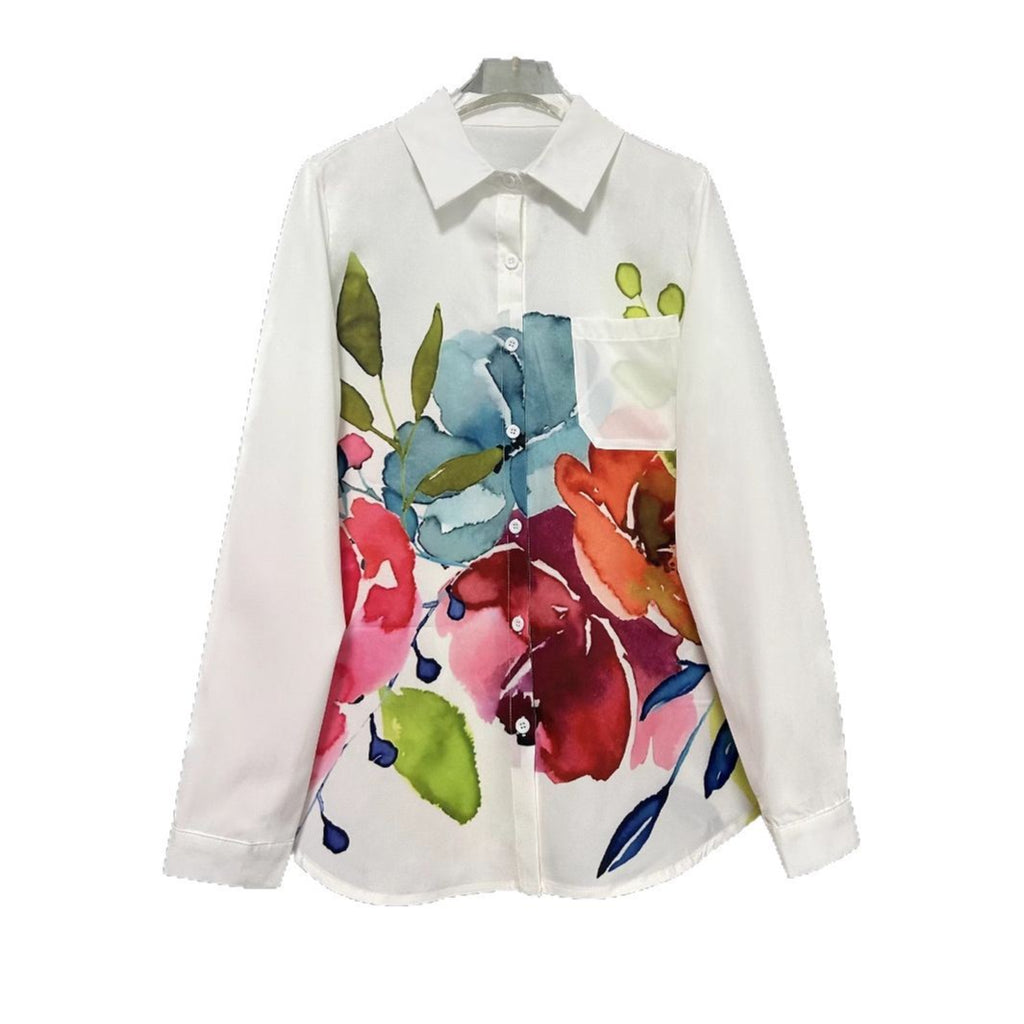 Damen-Cardigan mit Blumenmuster – Bild 4 | LuxeStyle