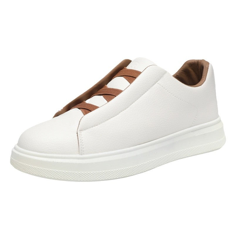 Leder-Sneaker mit weicher Sohle – Bild 6 | LuxeStyle