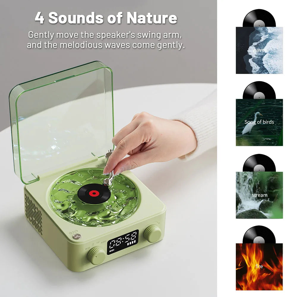 Retro Plattenspieler Bluetooth Lautsprecher