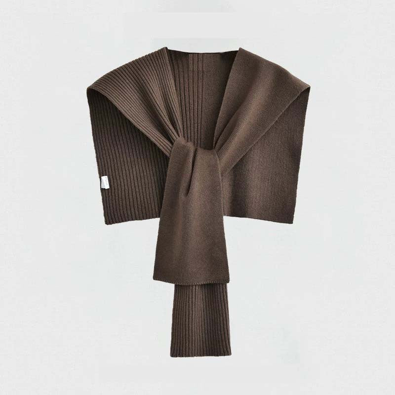 Schwarzer Wollschal für Winter – Bild 2 | LuxeStyle