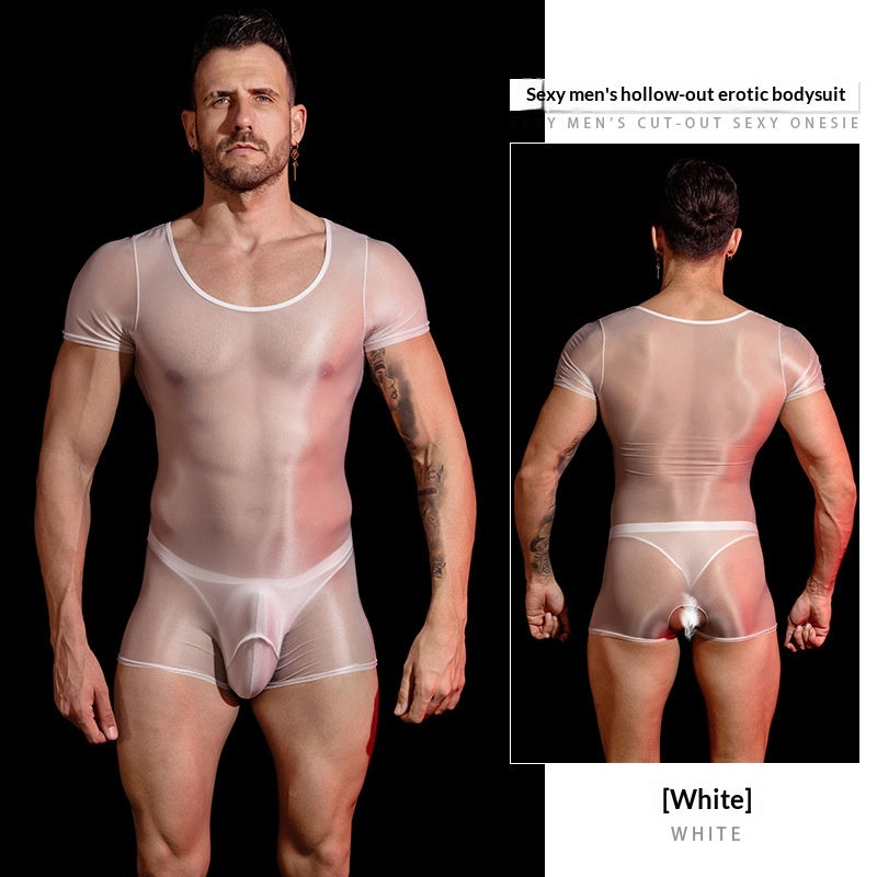 Figurbetonter Body im Boxer-Stil für Herren