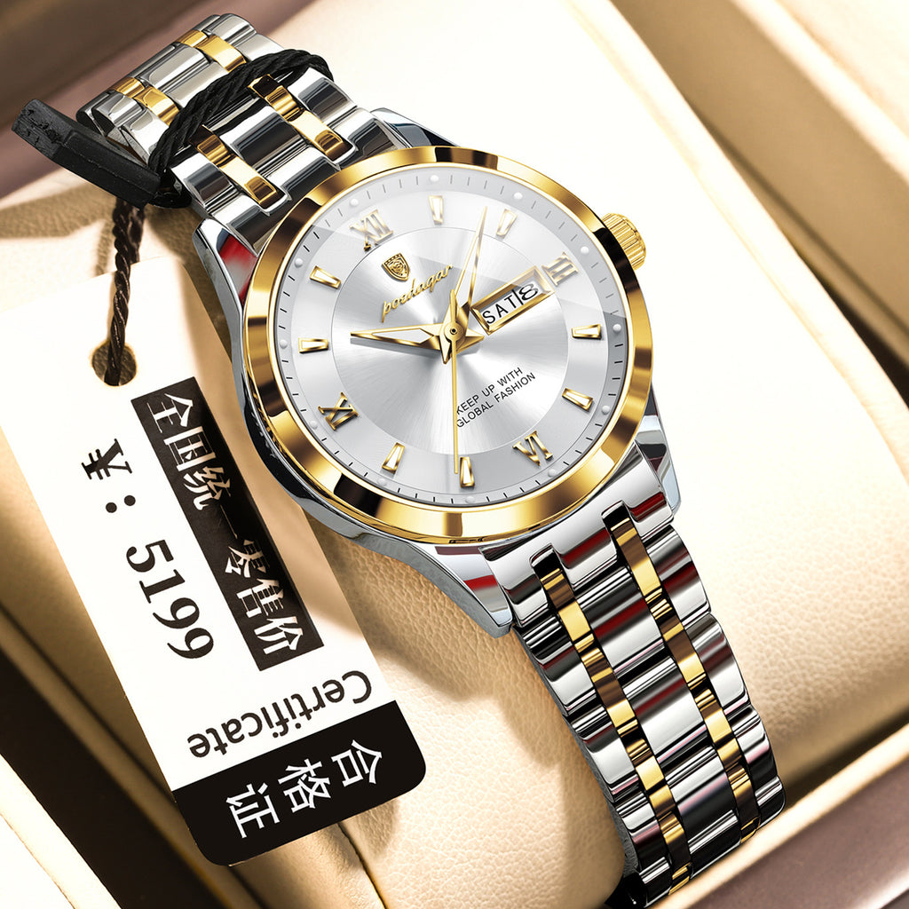 Wasserdichte Herren-Uhr mit Lichterzeugung – Bild 4 | LuxeStyle