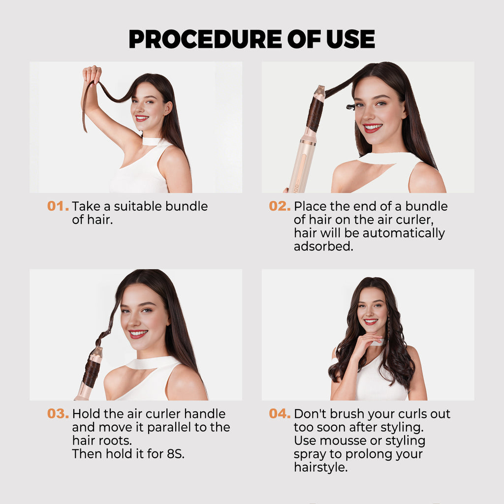 Warmluftbürste mit Ionen-Technologie
