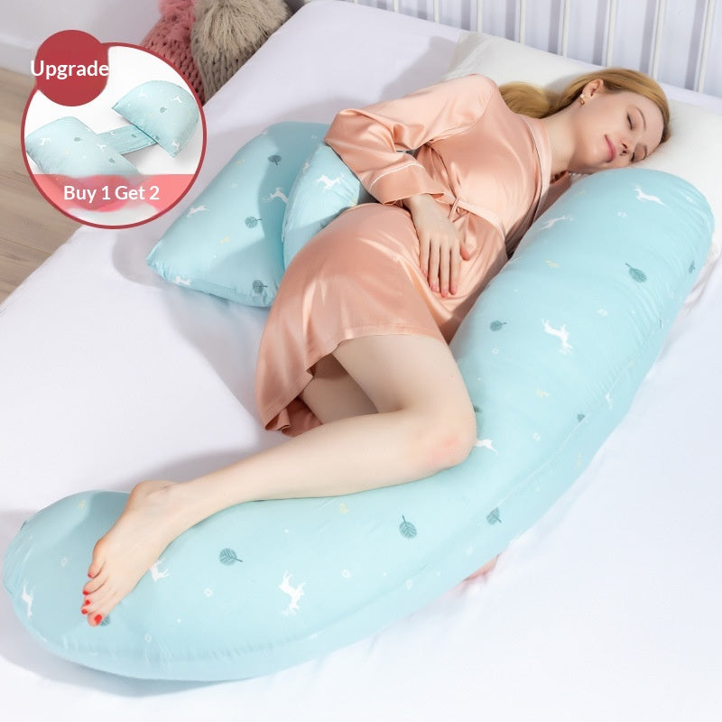 U-förmiges Bauchstützkissen für Seitenschläfer – Bild 10 | LuxeStyle