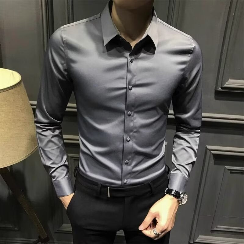 Business Casual Langarmhemd für Herren – Bild 5 | LuxeStyle
