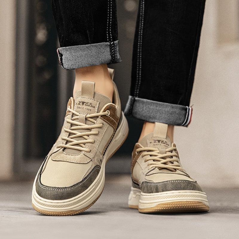 Retro Sports Casual Schuhe Herren Leder – Bild 3 | LuxeStyle
