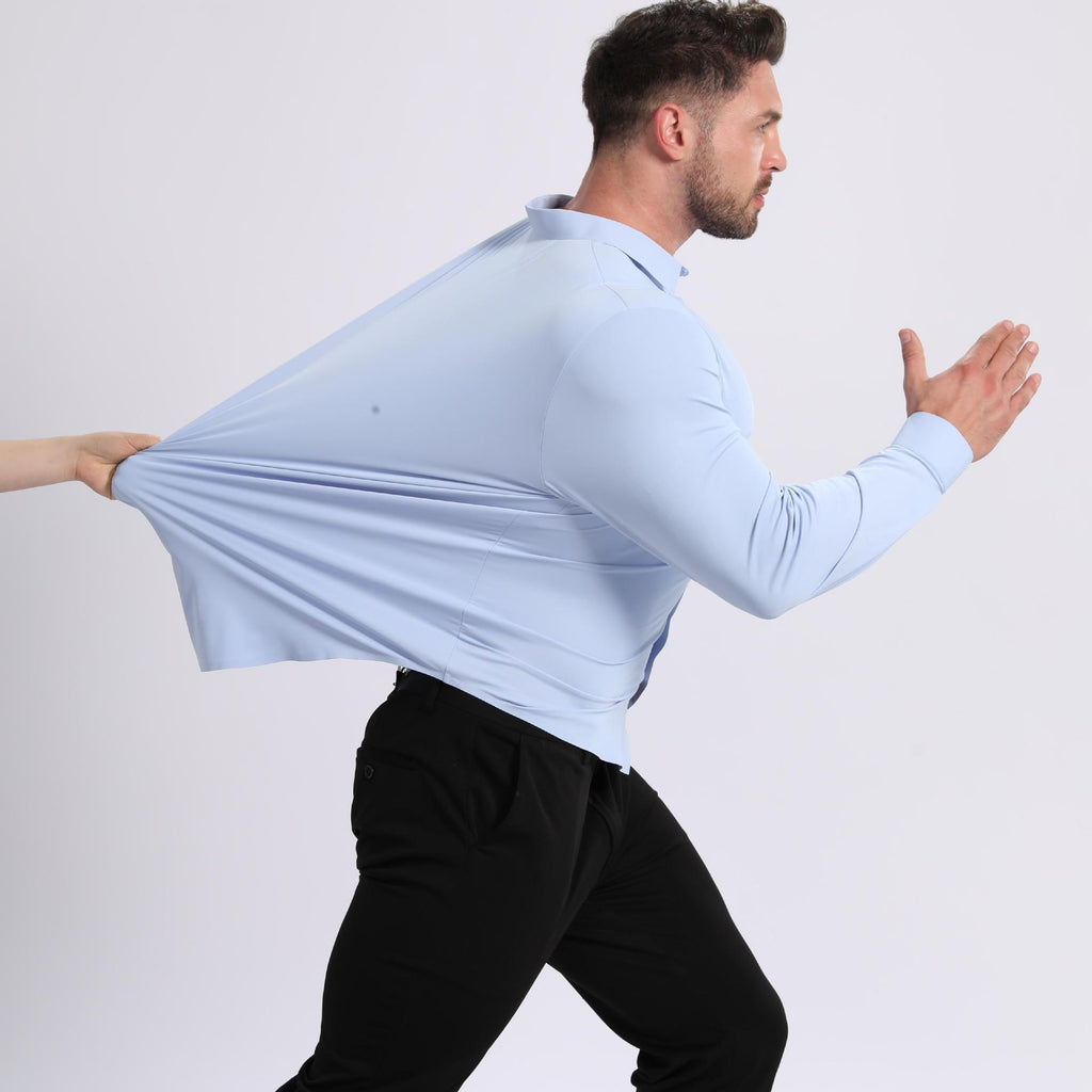 Langes Poloshirt – Bild 5 | LuxeStyle