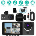 3-Kanal-Dashcam mit Bewegungsmelder