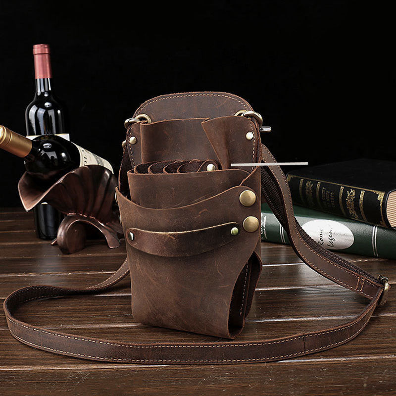 Leder-Gürteltasche für Coiffeur-Werkzeuge – Bild 3 | LuxeStyle