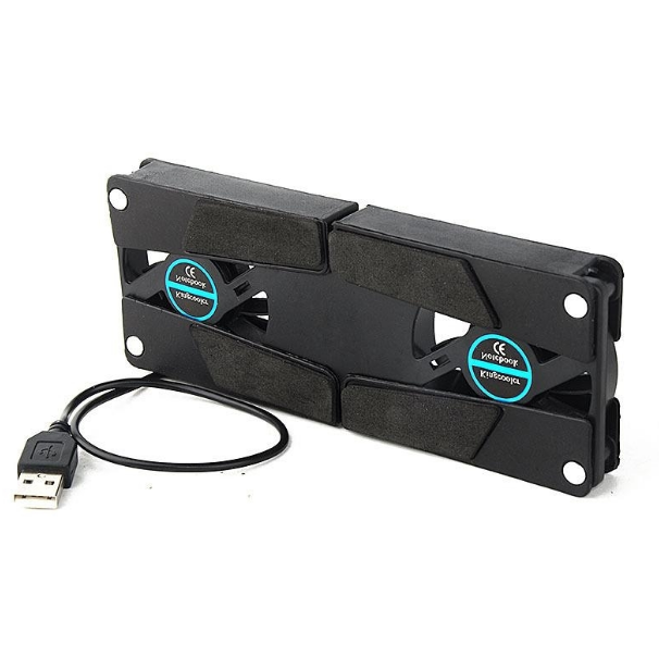 Faltbarer USB Laptop Kühler mit 2 Lüftern – Bild 5 | LuxeStyle