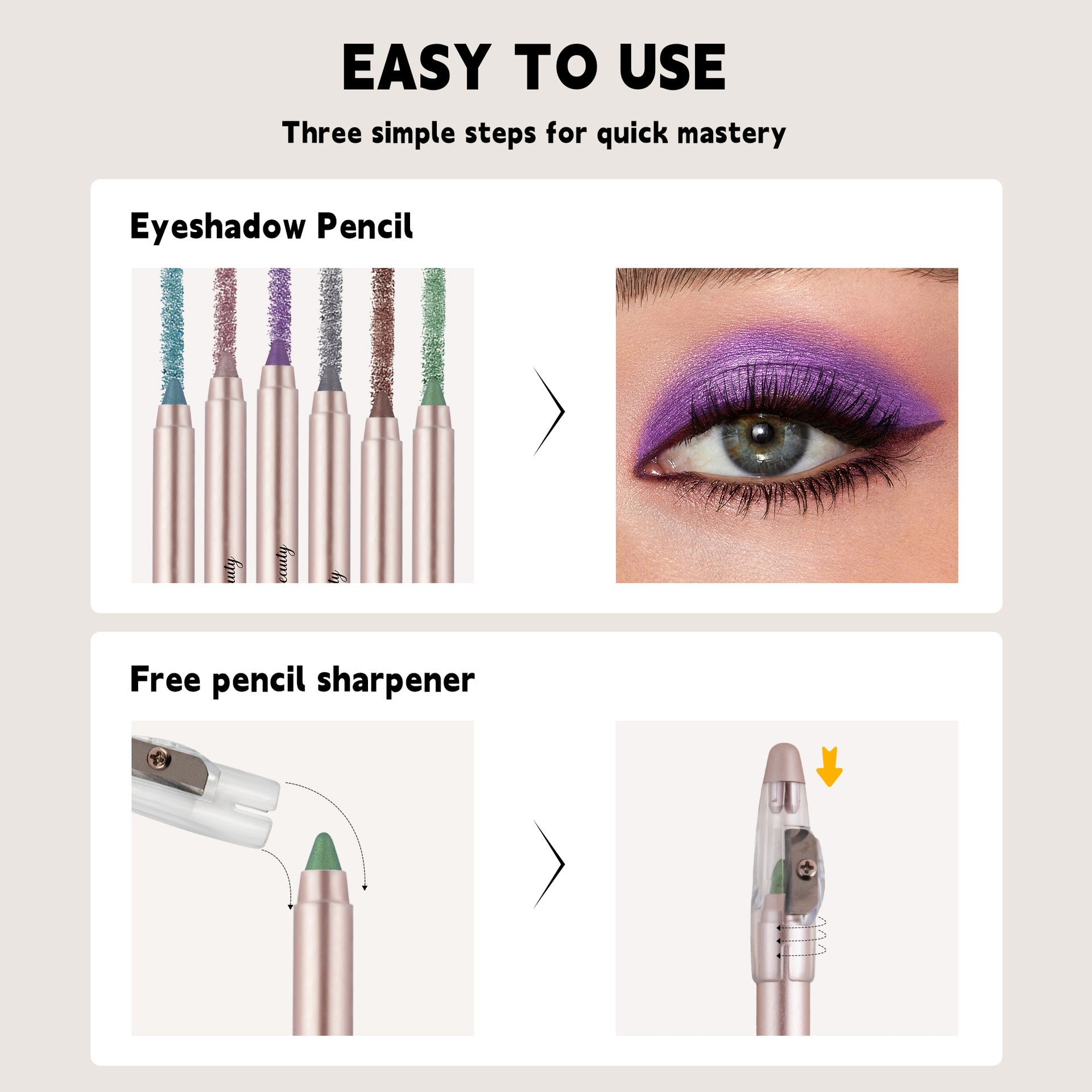 6-farbiger Eyeliner-Stift