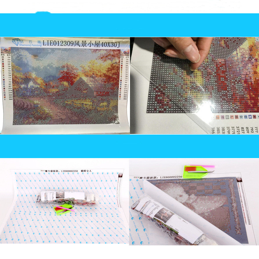 Diamant Painting «Schneehütte» – Bild 5 | LuxeStyle