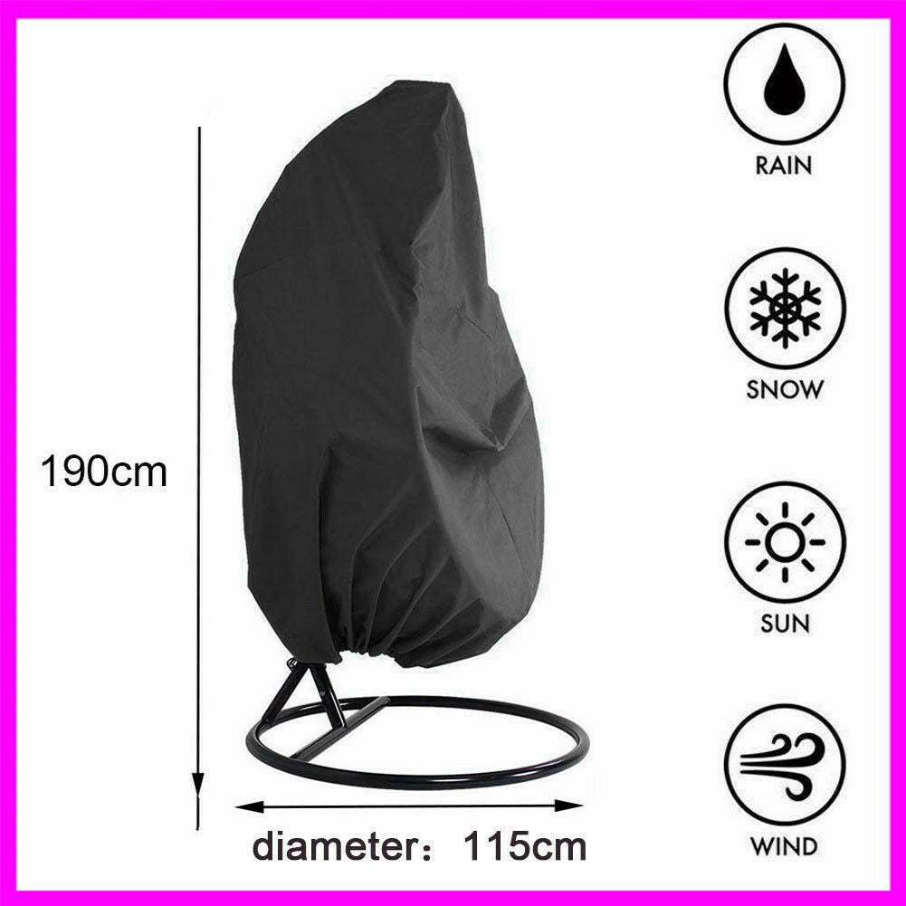 Schutzhülle für Outdoor-Stühle, schwarz – Bild 5 | LuxeStyle