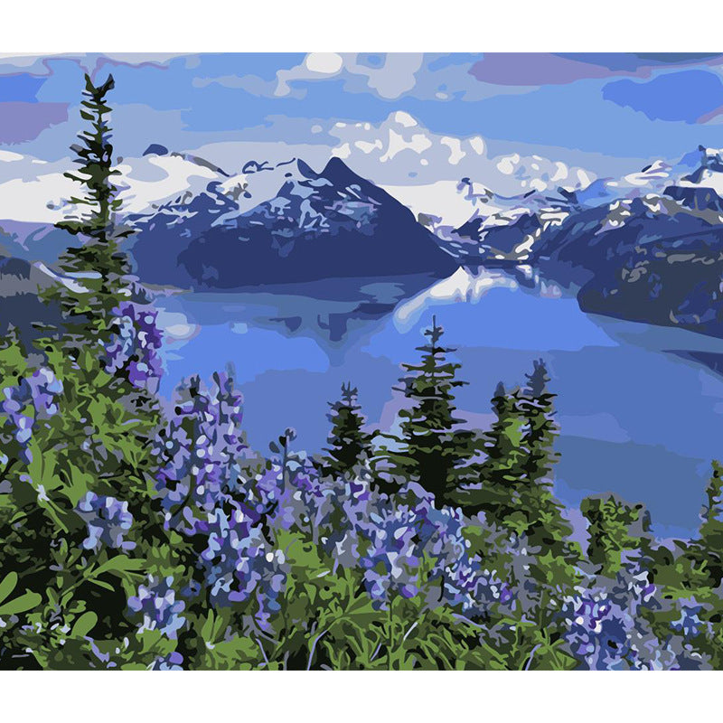DIY Digital Malset: Landschaft Multi-Bild