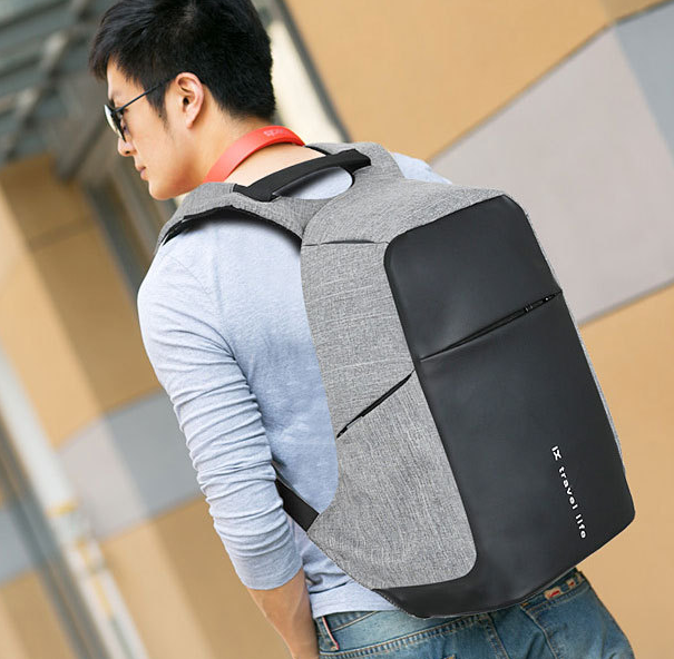 Rucksack mit USB-Ladefunktion, 39x28x11 cm – Bild 4 | LuxeStyle