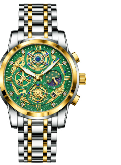 Wasserdichte Luxus-Armbanduhr mit grossem Zifferblatt